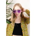 thumbnail image 3 of Ragstock Flower Rim Heart Sunglasses, 3 of 4