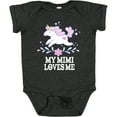 thumbnail image 3 of Inktastic My Mimi Loves Me Unicorn Girls Baby Bodysuit, 3 of 5
