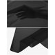thumbnail image 5 of INSPIRAR CHIC Bufanda de Chiffon Sólido para Mujeres, Ligera, Suave, Transparente, Larga, Envoltura para la Cabeza, Chal, Bufandas Negras 68.9x27.6 pulgadas, 5 of 7