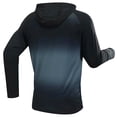 thumbnail image 5 of hoksml Men's Gradient Hooded Running Jacket Full Zip Quick Dry Lightweight Athletic Windbreaker for Outdoor Gym Cycling Daily Wear, 5 of 8