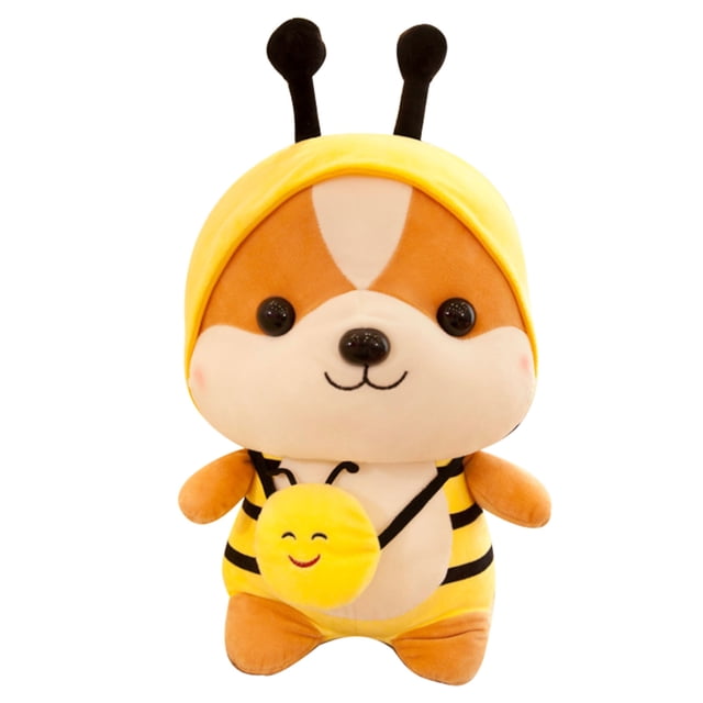 Ardilla de dibujos animados juguete de peluche niño adulto lindo exquisito suave peluche juguete muñeca decoración del hogar amarillo