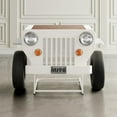 thumbnail image 3 of Jofran Weekender Vintage Military Vehicle Console Table Lounge Home Bar with Wine Rack, 3 of 9