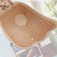 thumbnail image 3 of Adhesive Bra Drawstring Invisible Sticky Bra Push up Strapless Bra for Women Backless Silicone Bras 2 Pairs, Beige-2, B, 3 of 5