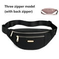 thumbnail image 6 of Fanny Pack for Women Men Pockets, fashion Waist Pack Crossbody Bum Bags - black, 6 of 7