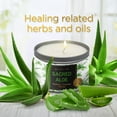 thumbnail image 6 of Magnificent 101 Long Lasting Sacred Aloe Scented Smudge Candle | 6 Oz - 35 Hour Burn | Soy Wax Candle for House Energy Cleansing, Purification, Manifestation & Chakra Healing | Good Vibes Only, 6 of 6