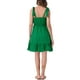 thumbnail image 3 of INSPIRAR CHIC Vestidos de Verano para Mujeres Sin Mangas Cami Vestido de Playa Mini con Tirantes Ajustables S Verde, 3 of 5