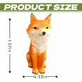 thumbnail image 5 of ICERUN Garden Statues,Resin Garden Fox Figure Yard Decor,Home Accent Garden Statues for Outside,Style2, 5 of 7