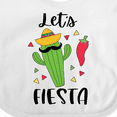 thumbnail image 4 of Inktastic Cinco De Mayo Let's Fiesta Cute Cactus with Sombrero Boys or Girls Baby Bib, 4 of 4