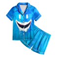 thumbnail image 4 of 12-13 Years Teen Girls Short Sleeved Top Shorts Home Clothes Halloween Homewear Set Matching Girl Clothing Sets Pj Set For Girls, 4 of 6