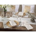 thumbnail image 3 of Fennco Styles Linette Shimmering Hemstitched Table Runner, 3 of 10