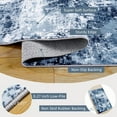 thumbnail image 6 of Conbriboy Area Rugs For Study Area Rug, Dorm Rug 6x9 Machine Washable Non Slip Rugs, Low Pile Lightweight Chenille Print Rug For Bedroom, Dining Room, Home Office, Modern Abstract Dark Blue, 6 of 11