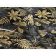 thumbnail image 3 of Ambesonne Exotic Quilted Bedspread Set 3 Pcs, Botanical Tropical Flowers, Twin, Dark Grey Fawn and Mustard, 3 of 4