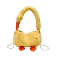 thumbnail image 2 of yuksok Goose Tote Bag Lightweight Pouch Trendy Novelty Cartoon Animal Crossbody Bag Yellow, 2 of 6