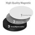 thumbnail image 3 of 20/50PCS Magnetic Sheets Round Self Adhesive Magnet Office Refrigerator Flexible Magnetic Sticky Stickers For Home Hot Sale, 3 of 5