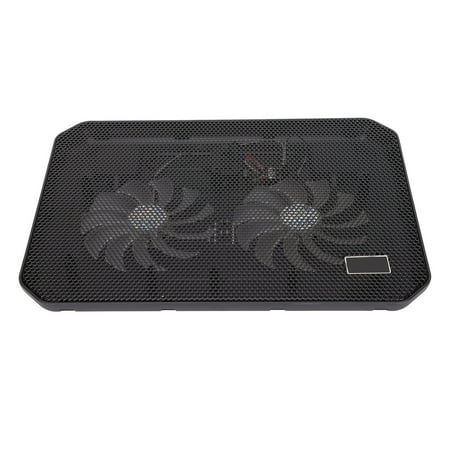 Laptop Cooling Pad Dual Fans Ergonomic Angle Fast Heat Dissipation USB Port Silent Laptop Cooler for Laptop Under 17in