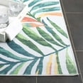 thumbnail image 5 of SAFAVIEH Malibu Faris Botanical Polyester Machine Washable Area Rug, Ivory/Green, 8' x 10', 5 of 12