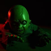 Yescom Halloween Crawling Baby Zombie Creeping Prop Scary Ghost Baby Doll Haunted Home Decor Sound Sensor Flashing Eyes 2026