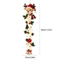 thumbnail image 4 of Glowing Elk Christmas Door Hanger, Warm LED Lights Christmas Decorations - Festive Lighted Designs, Space-Saving Holiday Ornament, Indoor Outdoor Wall Decor for Holiday Gifts, 4 of 5