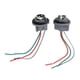 thumbnail image 2 of Arnés adaptador hembra, 2 piezas Arnés de casquillos de bombillas Arnés de bombillas Arnés de cables de repuesto Enchufes precableados Claridad notable, 2 of 8