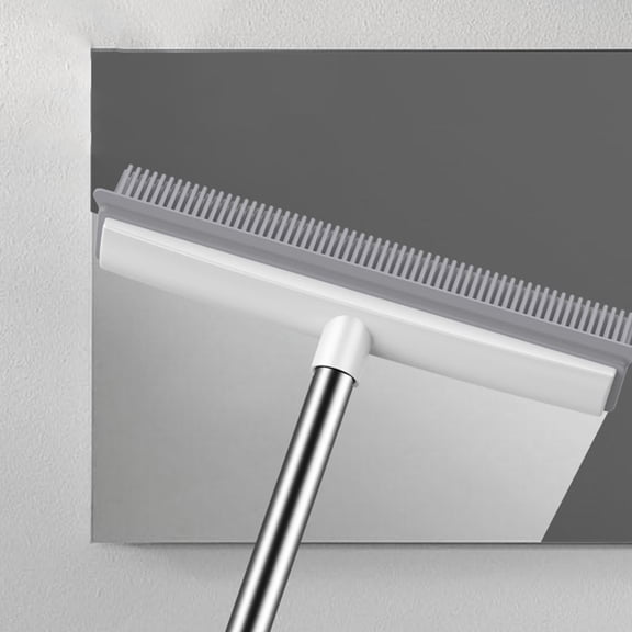 OUNONA White Carpet Rake Brush for Home Use, Efficiently Fluffs Carpets and Removes Pet Hair, Perfect for Household Cleaning Tasks