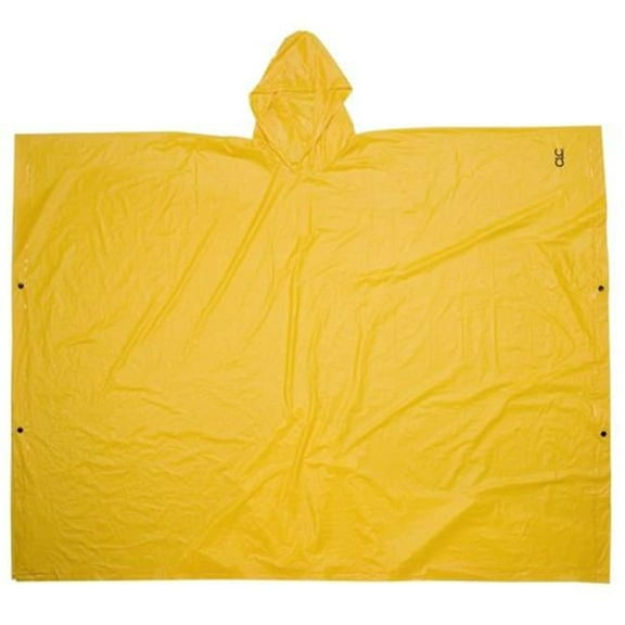 50 x 80 in. Rain Poncho, Yellow