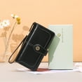 thumbnail image 5 of FALAN MULE Women Leather Wallet Large Capacity Bifold RFID Blocking Card Holder with Zipper Coin Pocket, 5 of 6