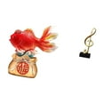 thumbnail image 5 of CarpNettore Chinese Feng Shui Koi Fish Music Note Statue Creative Desktop Decoration Musical Figurine Resin Tabletop Ornament Good Luck Entryway Office Home Decor, 5 of 8