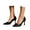 Black, variant on BdTemWBs Elegant Black Pointed Toe Heels For With Slip On Bowless Design For And Evening Wear (Beige,6)
