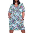 thumbnail image 1 of Vestido caído con bolsillos para mujer, elegante traje estilo coreano ideal para fiesta de graduación de verano., 1 of 6