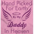 thumbnail image 2 of Hand Picked By Daddy in Heaven Toddler Boy Girl T Shirt Infant Toddler Brisco Brands 5T, 2 of 6