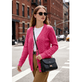 thumbnail image 2 of Women’s Cable Knit Cardigan Sweater Button Down V Neck Long Sleeve Soft Lightweight Knit Open Front Casual Fall Outerwear with Pockets, 2 of 7