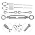 thumbnail image 1 of Minkissy Turnbuckles for Tensioning Wire Stainless Steel Adjustable 1 Set, 1 of 8