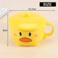 thumbnail image 1 of Duck Ramen Noodles Bowl with Lid Cute Stainless Steel Fruit Bowl 2, 1 of 5