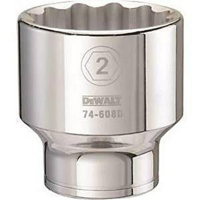 Stanley Tools 7516552 DWMT74608OSP SAE 0.75 Drive 12 Point Socket, 2 in.
