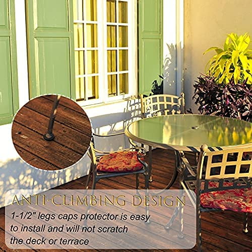 Outdoor metal chair leg caps new arrivals