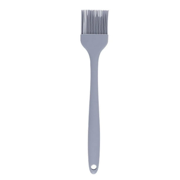 Food Grade Silicone Pastry Brush, Removable Heat Resistant Basting Brush for Baking, Grilling, Cooking Oil, Butter, Turkey Sauce, Light Gray