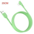 thumbnail image 1 of 5A Charging Cable Mobile Phone USB Elbow Data Transmission Cable Phone Elbow Charging Cord 0.25m for iOS, 1 of 9