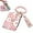 Boho Floral Light Pink, variant on Boho Beaded Wallet Keychain for Women, Wristlet Wallets & Stylish Tassel Wristlet with Credit Card Holder Purse, Multi-Functional Keychain Wallet
