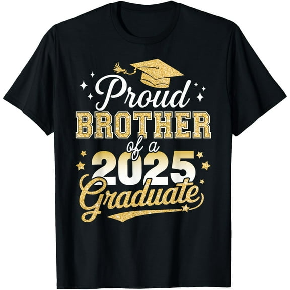 Proud brother of a class of 2025 graduate senior graduation Mens T-Shirt