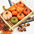 thumbnail image 5 of 50 pcs/lot Fall Pumpkins Set Decor,Fall Tiered Tray Decor Pumpkin Decor,Artificial Pumpkins Set Harvest Mixed Fake Pumpkin For Tables Autumn Thanksgiving Home Decor, 5 of 8