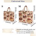 thumbnail image 2 of FORMRS Womens Corduroy Tote Bag Crossbody Shoulder Handbag with Pocket, Creamy Cake, 2 of 7