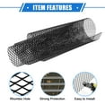thumbnail image 4 of Unique Bargains Car Grill Mesh 100x33cm 12x6mm Rhombic Hole Grille Mesh Sheet Air Intake Insert Aluminum Alloy Black, 4 of 6