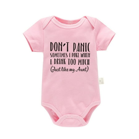 

RPVATI Baby Unisex Bodysuit Short Sleeve Cotton Bodysuits Infant Letter Printed One-Piece Summer Romper