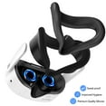 thumbnail image 6 of husxh Silicone VR Face Cover Sweatproof Protective Eye Pad with Anti-Leakage Nose Pad Face Cushion Pad Replacement for Meta Quest 3S VR Accessories, 6 of 9