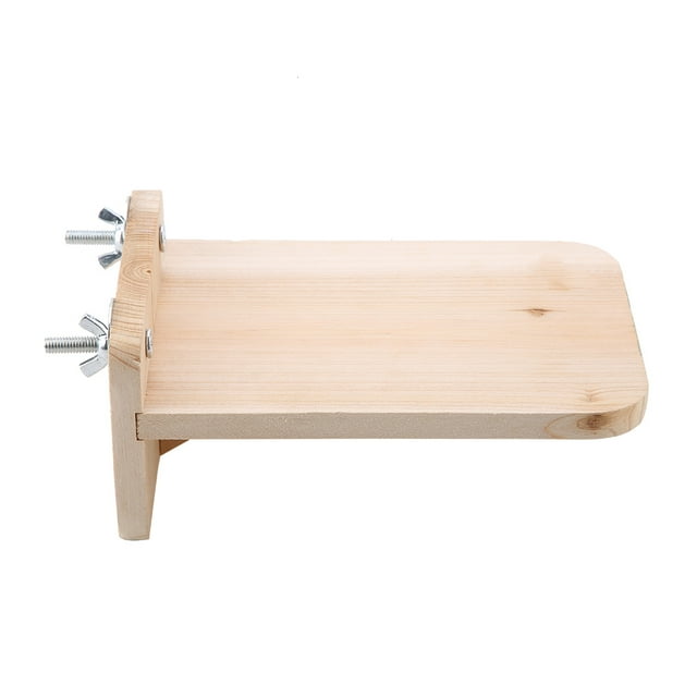 Plataforma de madera tornillos hámster jaula para ardillas Juguetes para mascotas duradero fácil instalación eJercio para mascotas pequeñas