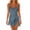 Dark Blue, variant on Women's Glossy Silky Satin Loose Sleep Slip Dress, Delicate Lace V Neck Side Split Spaghetti Strap Mini Nightgown for Honeymoon Bedroom Spa Wear White XL(XL)