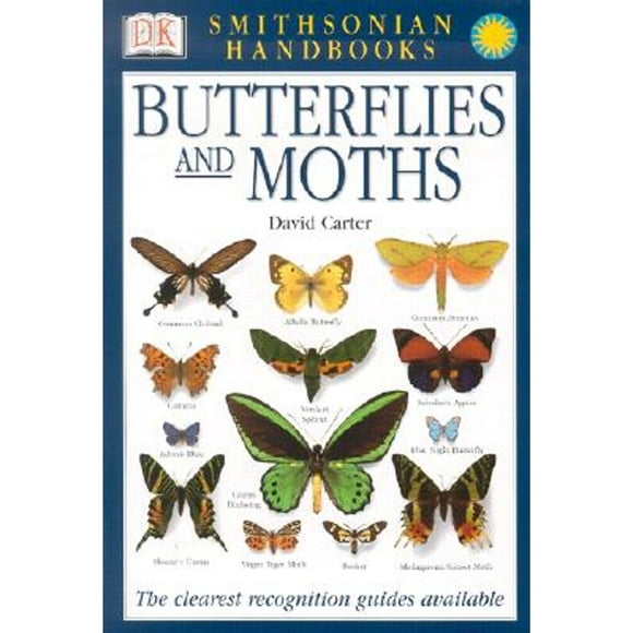 Pre-Owned Butterflies & Moths: The Clearest Recognition Guide Available (Paperback 9780789489838) by David Carter