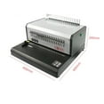 thumbnail image 2 of Electric 21-hole Apron Binding Machine 10-hole Clip Strip Binding Machine Punching Machine Contract Text Binding EB-30 ,Easy to Use, 2 of 5