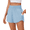 Light Blue, variant on Women's High Waisted Running Shorts Mesh Liner Athletic Shorts Quick Dry Gym Workout Shorts with Zip Pocket