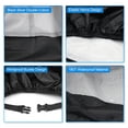 thumbnail image 6 of Unique Bargains 190T L Motorcycle  Motorbike Cover Waterproof Outdoor Rain Dust Sun Protection Black, Silver Tone, 6 of 7